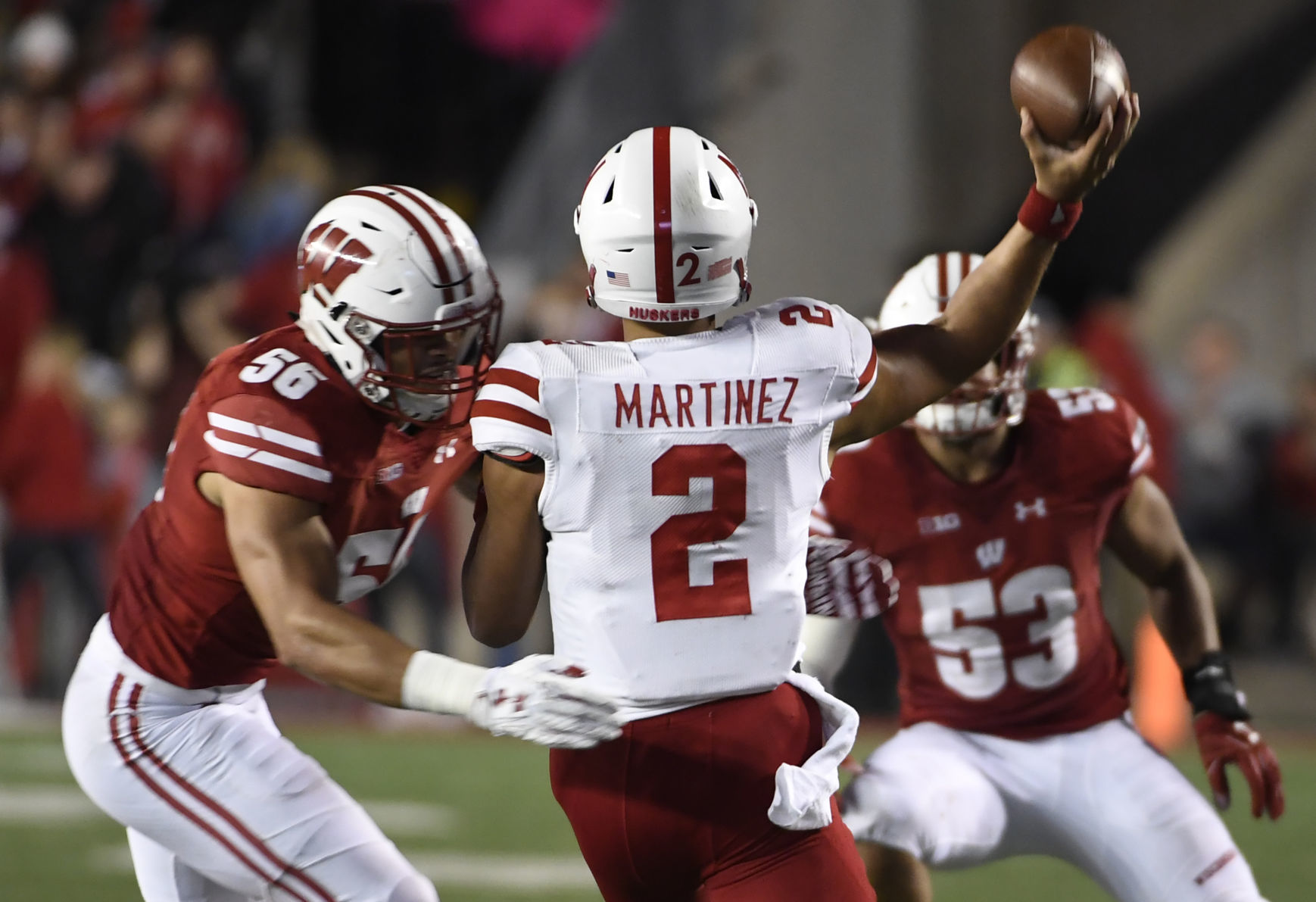 Nebraska vs Wisconsin, college football, 10.6.18